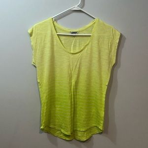 Express Sz S Striped Ombré T-Shirt EUC